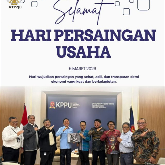 Komite Tanggung Jawab Perusahaan Platform Digital untuk Mendukung Jurnalisme Berkualitas (KTP2JB) mengucapkan Selamat Hari Persaingan Usaha @kppu_ri
Mari kita dukung persaingan usaha yang jujur dan berkeadilan demi mendukung ekosistem jurnalisme berkualitas