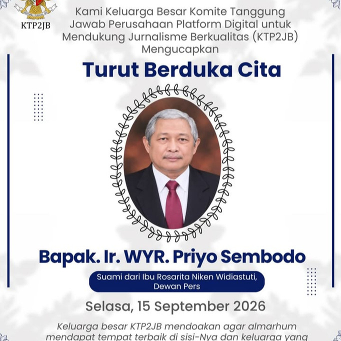 Turut berduka cita atas berpulangnya Ir. W.Y.R. Priyosembodo.