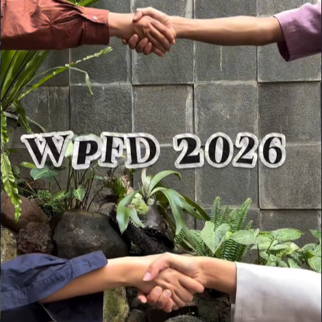 Ayo Ikut WPFD di Jayapura!
Mari rayakan World Press Freedom Day dengan tema:
“Pers Berkualitas Untuk Masa Depan Yang Damai dan Adil” 🕊️
Ikuti diskusi seru, aktivitas inspiratif, dan jadi bagian dari perubahan!
📍 Jayapura
📅 Tanggal 4-5 Mei 2026